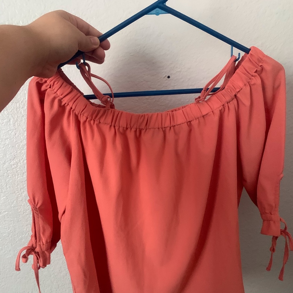 Off the shoulder blouse